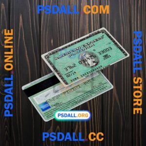 Amex Platinum Card PSD Template psdall.org