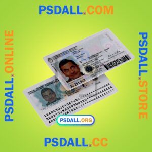Argentine ID Card PSD Template V2 psdall.org