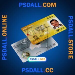 Australia Queensland Driver License PSD Template psdall.org