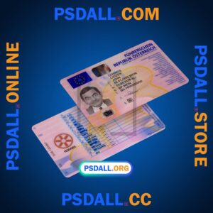 Austria Driver License PSD Template V1 psdall.org