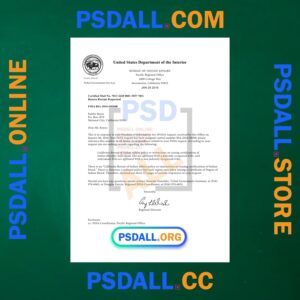 CERTIFICATE OF DEGREE OF INDIAN BLOOD CDIB Vector Template psdall.org